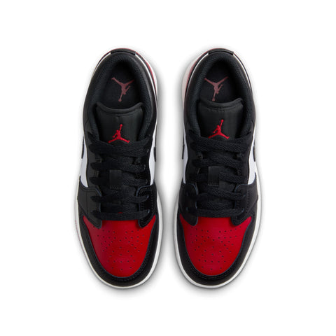 Air Jordan 1 Low GS 'Bred Toe'