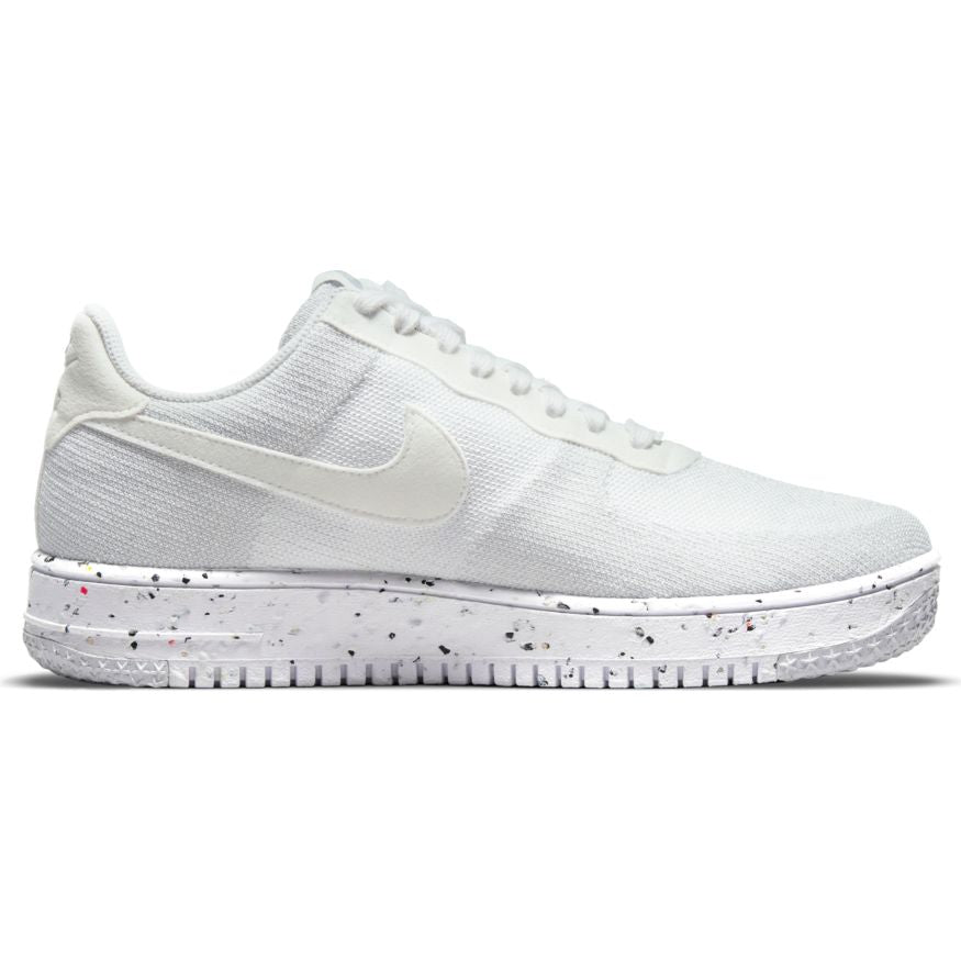  Nike Men's Air Force 1 Crater Flyknit Wolf Grey/White-Pure  Platinum (DC4831 002) - 8
