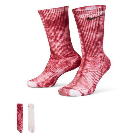 Nike Everyday Plus Cushioned Tie-Dye Crew Socks (2 Pairs)