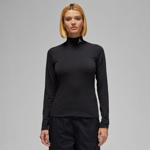 Jordan Flight Women's Mock Neck Long-Sleeve Top