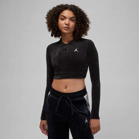 Jordan Flight Women's Long Sleeve Velour Top