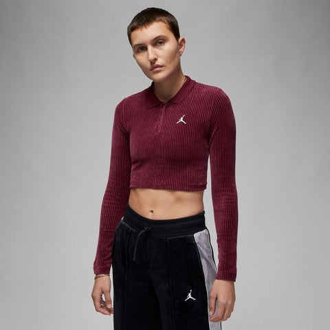 Jordan Flight Women's Long Sleeve Velour Top
