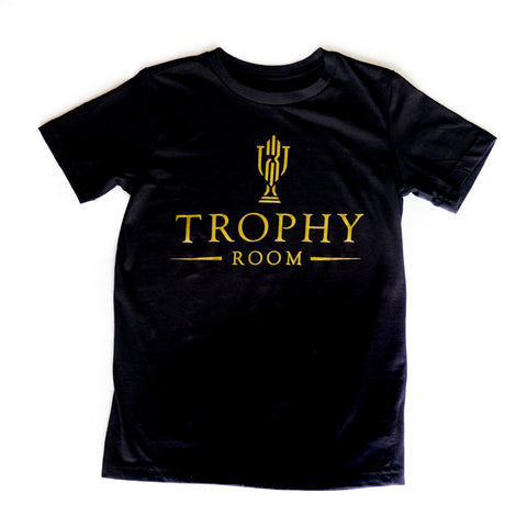 Kids Air Jordan + TROPHY ROOM 23 Wordmark Tee Toddler