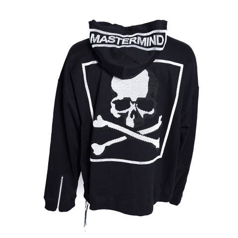 BEADED EMBROIDERY ZIP UP HOODIE