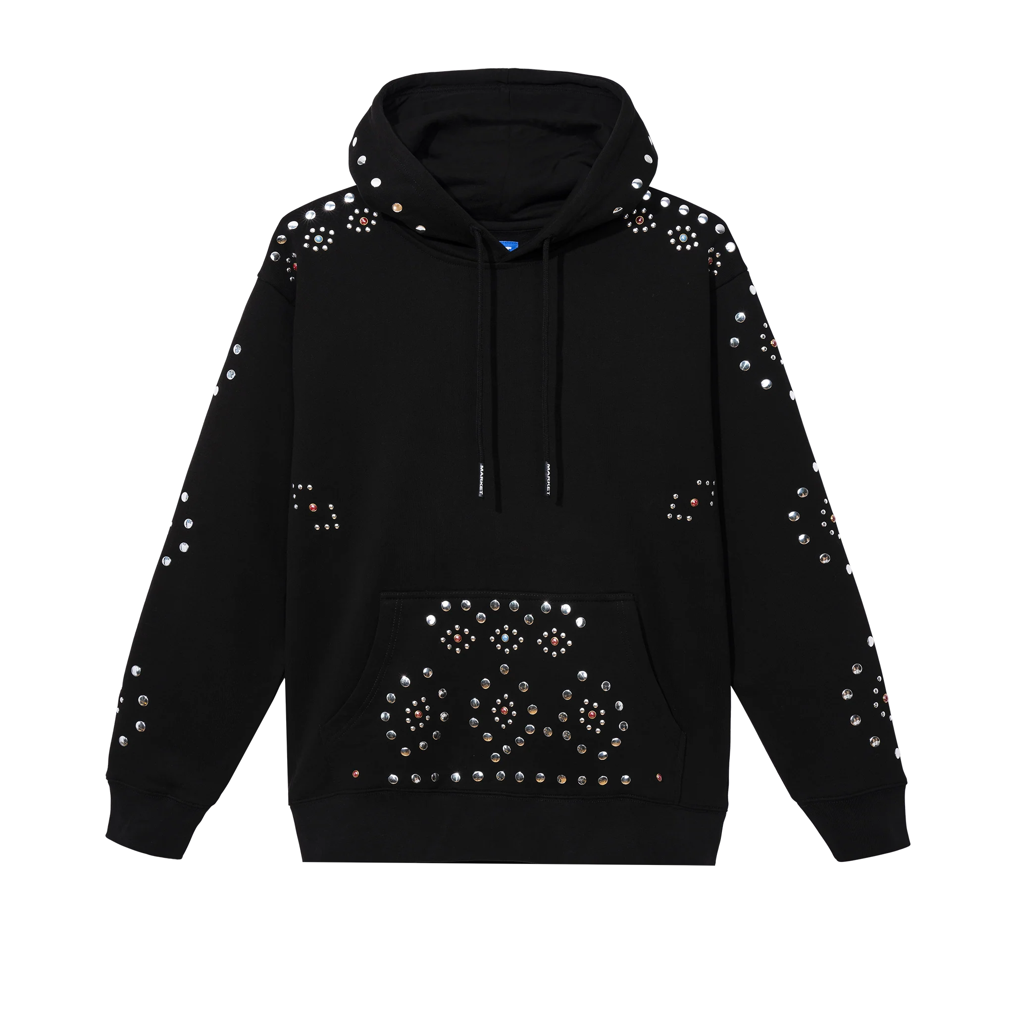 STUDDED PULLOVER HOODIE