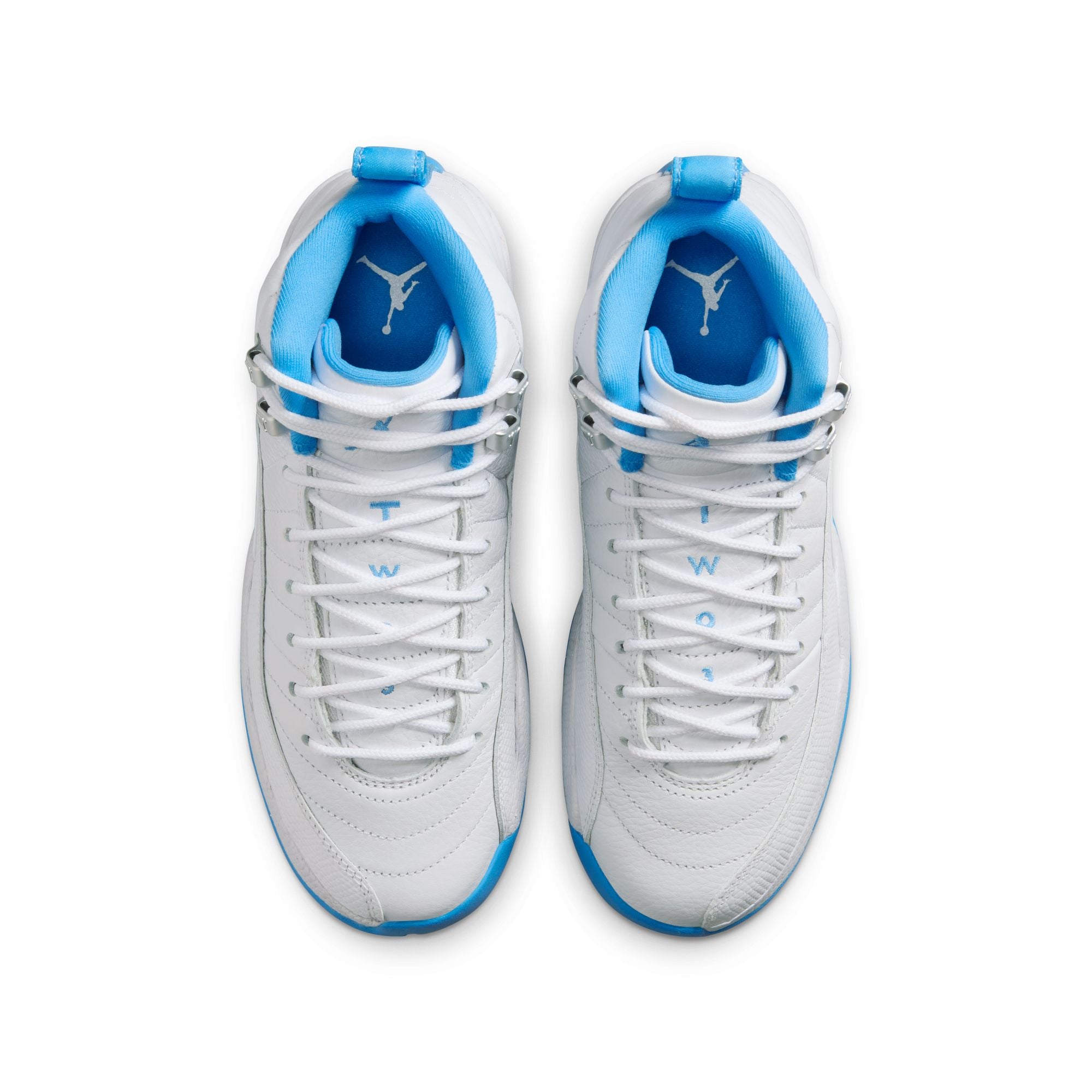 Air Jordan 12 Retro GS 'White and University Blue'