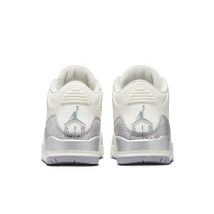 Women's Air Jordan 3 Retro 'Sail Metallic Silver'