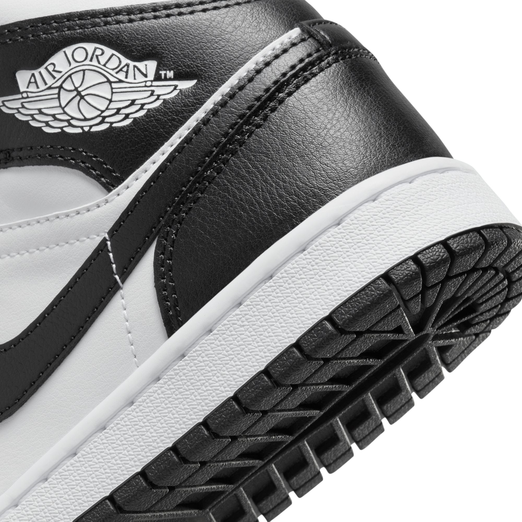 Women's Air Jordan 1 Mid 'Black White'