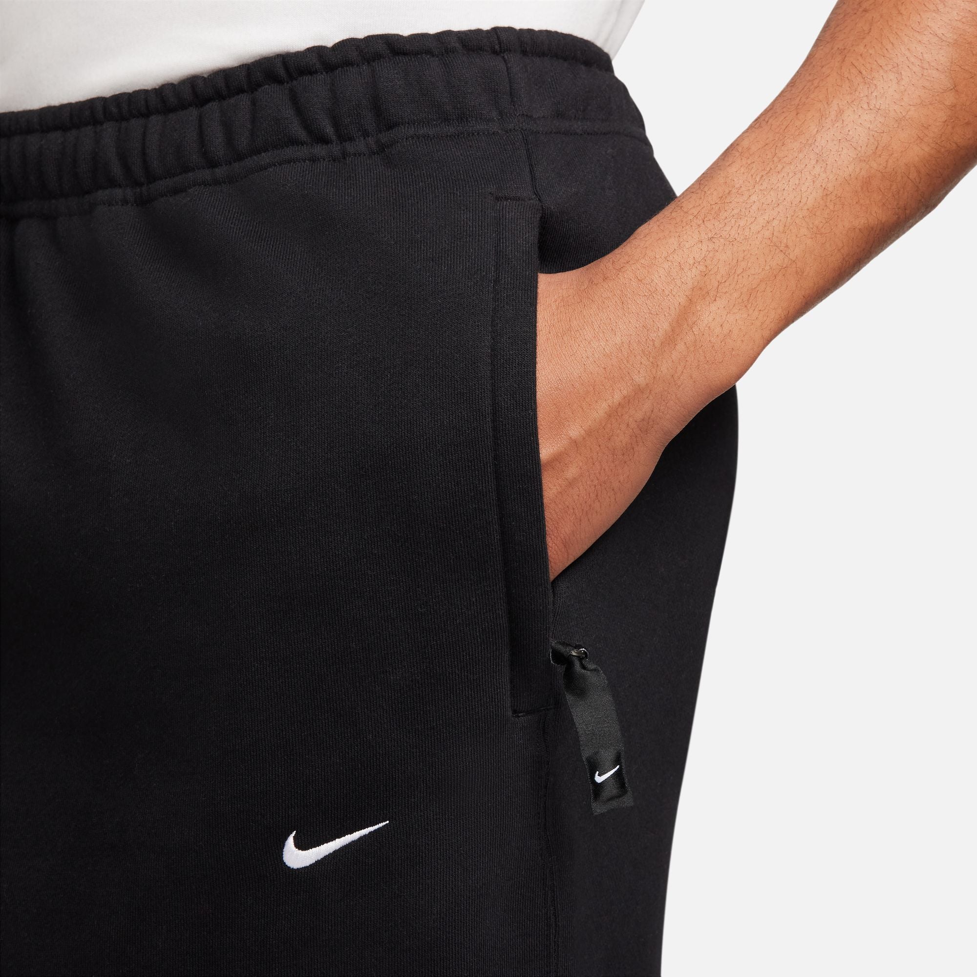 Nike Solo Swoosh Men's Open-Hem Fleece Pants