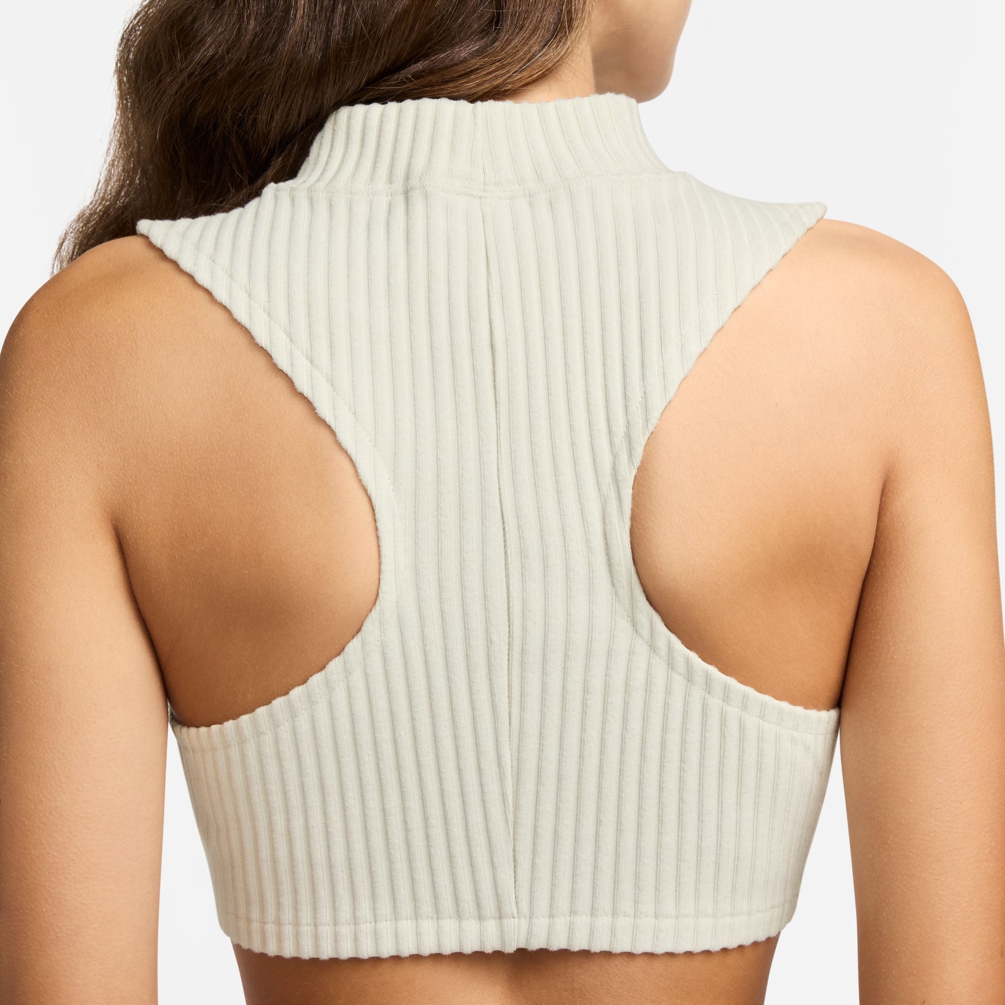 Nike Sportswear Chill Knit Women's Tight Mock-Neck Ribbed Cropped Tank Top