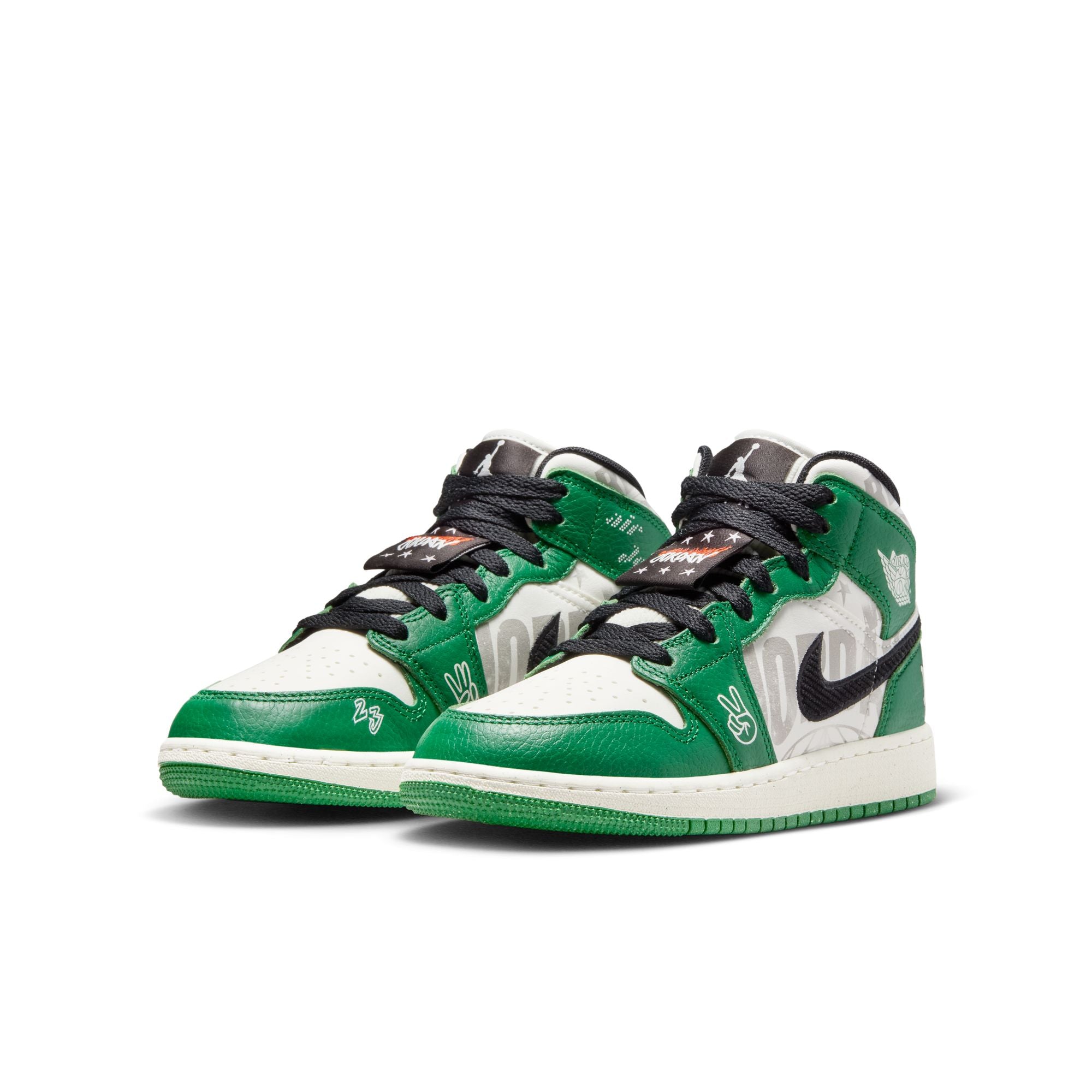 Air Jordan 1 Mid SE GS 'Pine Green'