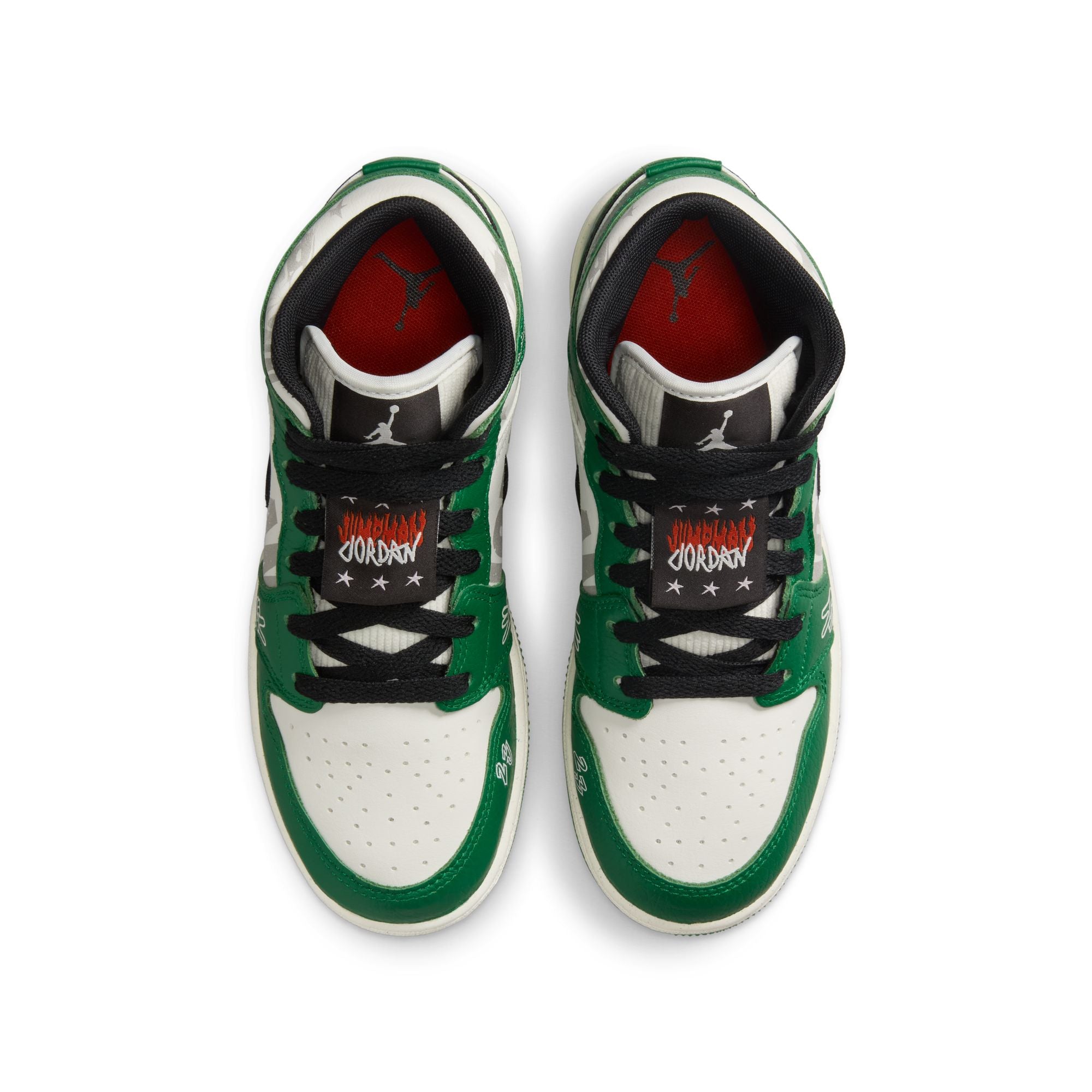 Air Jordan 1 Mid SE GS 'Pine Green'