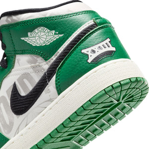 Air Jordan 1 Mid SE GS 'Pine Green'