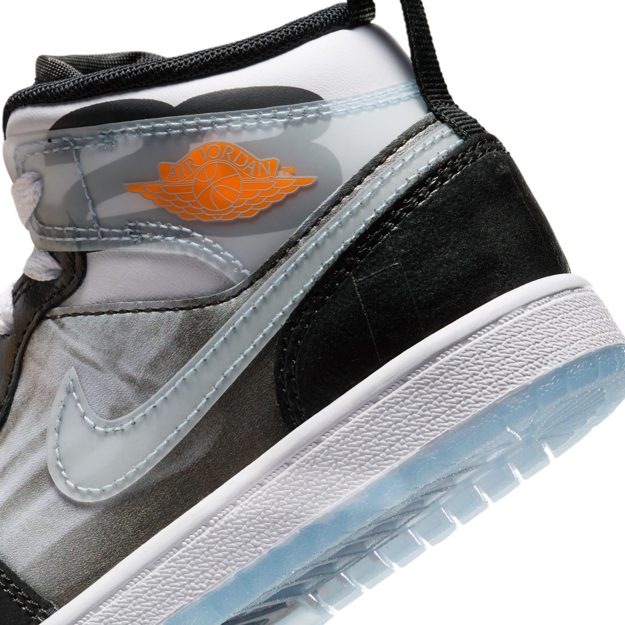 Air Jordan 1 Mid Sneaker School PS 'X-Ray'