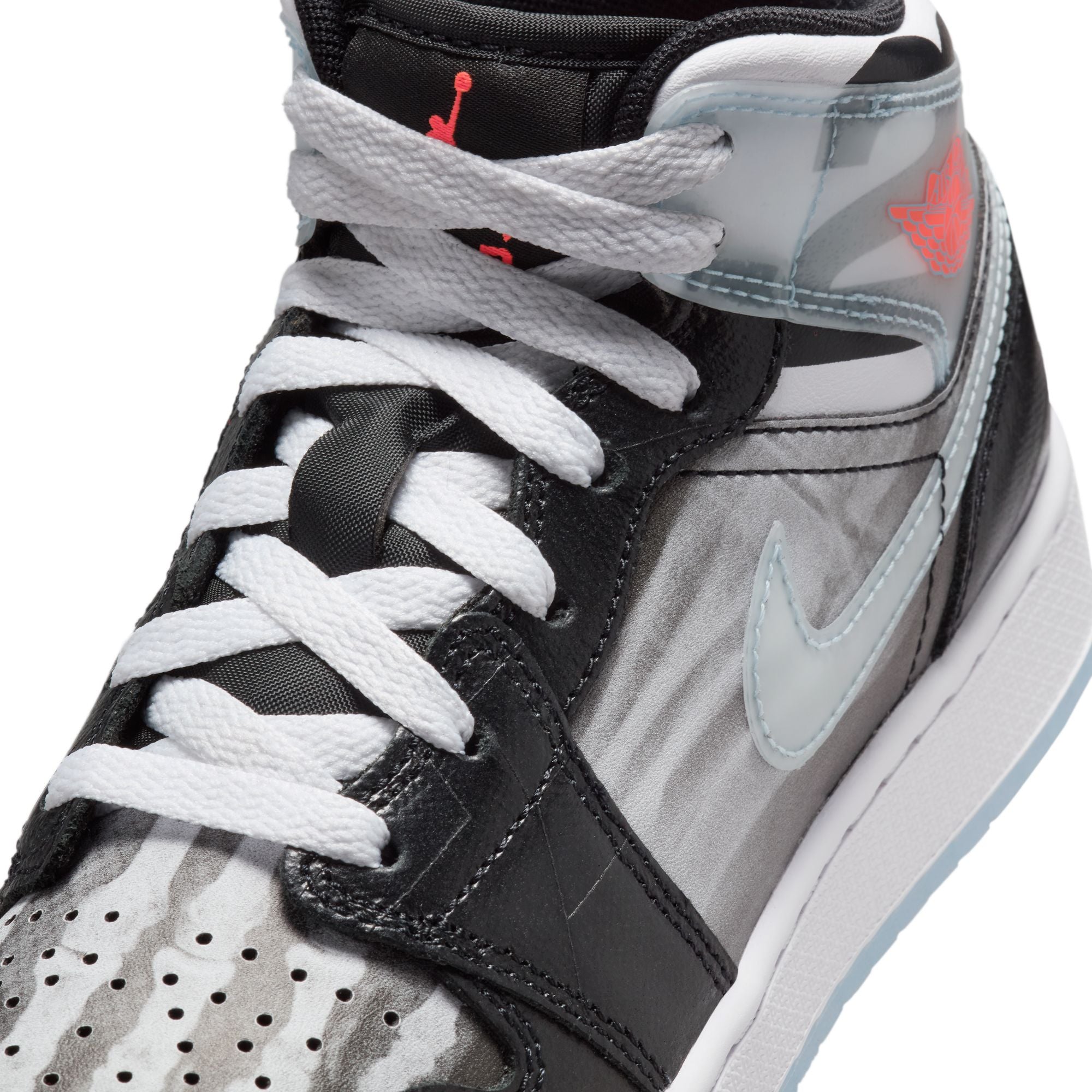 Air Jordan 1 Mid Sneaker School GS 'X-Ray'