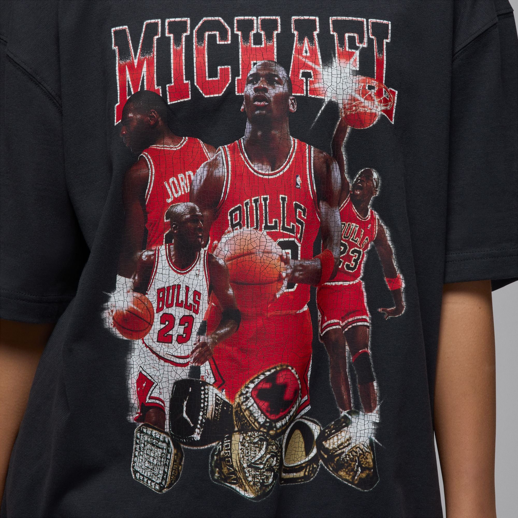 Jordan Women's Oversized Short-Sleeve '6 RIngs' Graphic T-Shirt