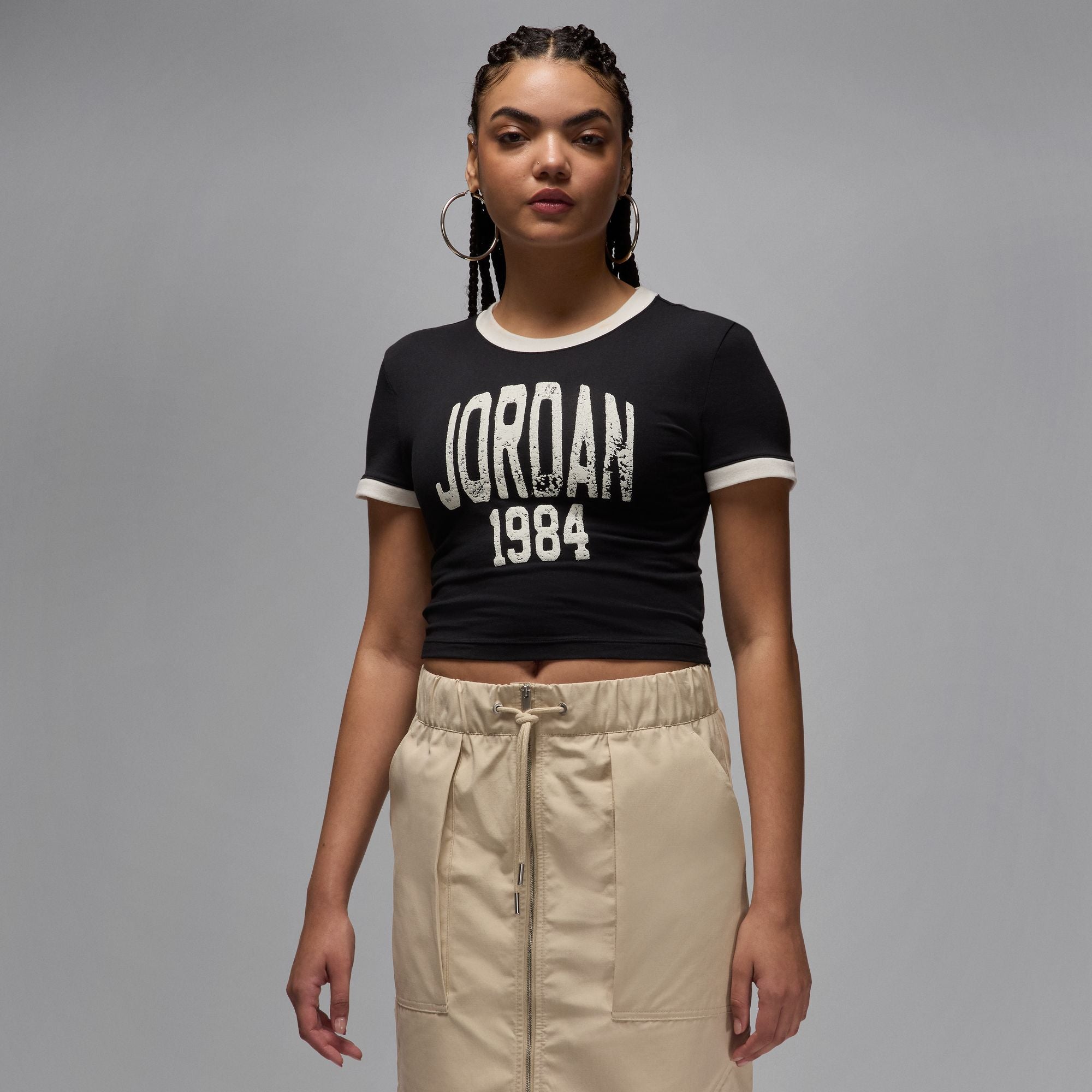 Jordan Women's Cropped Graphic T-Shirt