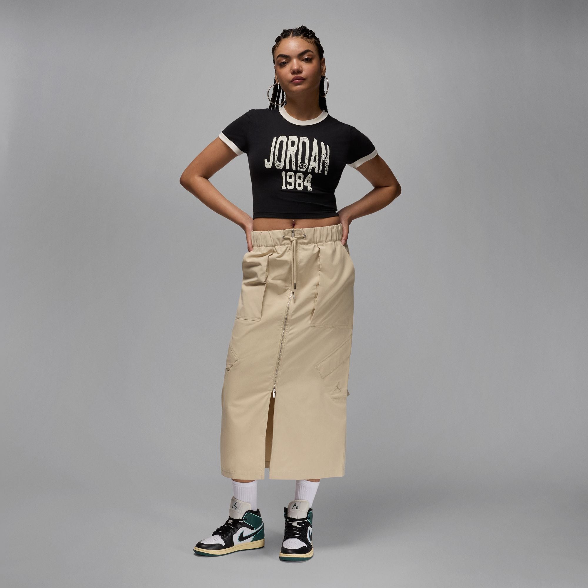 Jordan Women's Cropped Graphic T-Shirt