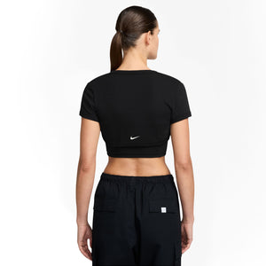 Nike Sportswear Chill Knit Women's Tight Cropped Mini-Rib 2-in-1 Top