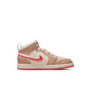 Air Jordan 1 Mid SE PS 'Peanut Butter Jelly'