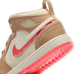 Air Jordan 1 Mid SE PS 'Peanut Butter Jelly'
