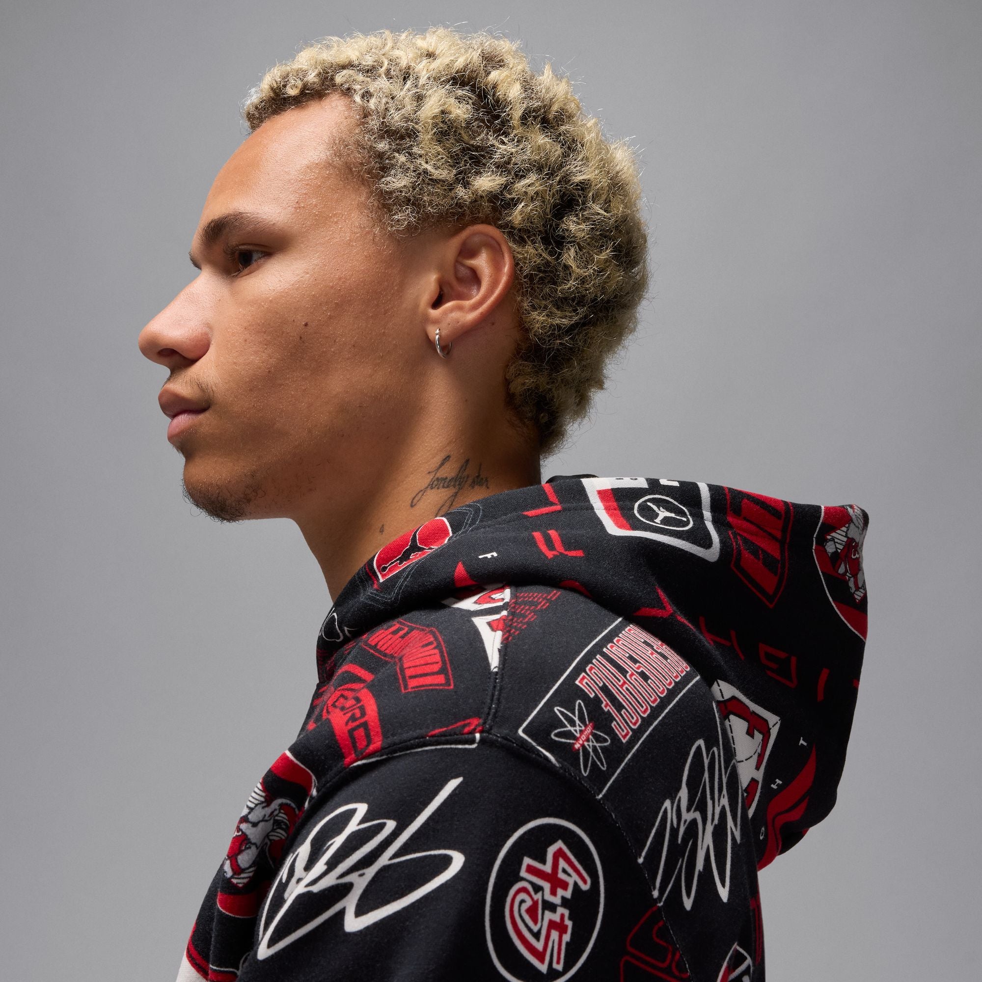 Jordan Essentials Men's Printed Fleece Pullover Hoodie