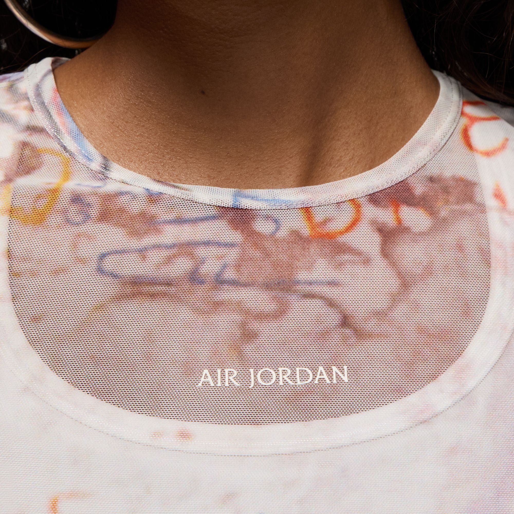 Air Jordan Women's Mesh Long-Sleeve Top