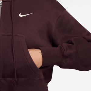 Nike Sportswear Phoenix Fleece Women's Loose Full-Zip Cropped Hoodie