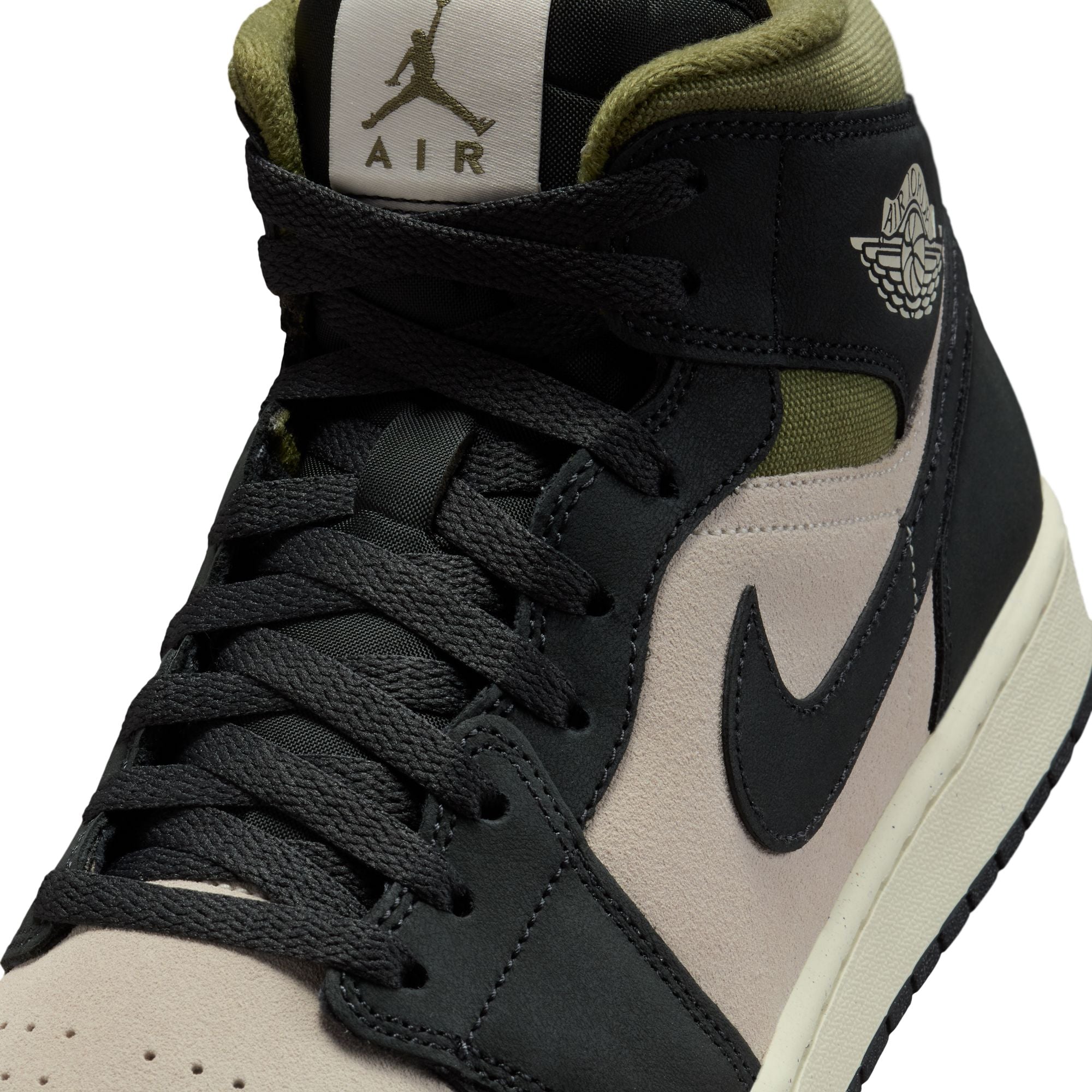 Air Jordan 1 Mid SE 'Off Noir Medium Olive'