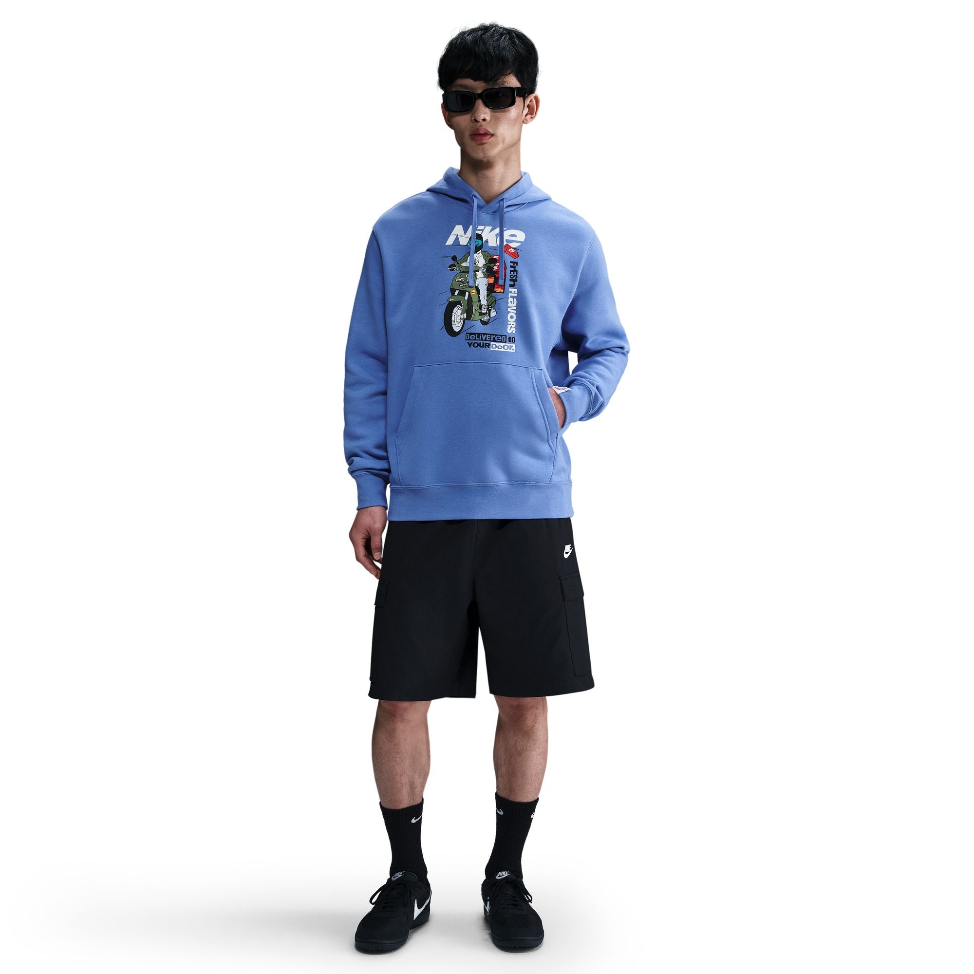 Nike Club Men's Futura Pull-Over Fleece Hoodie