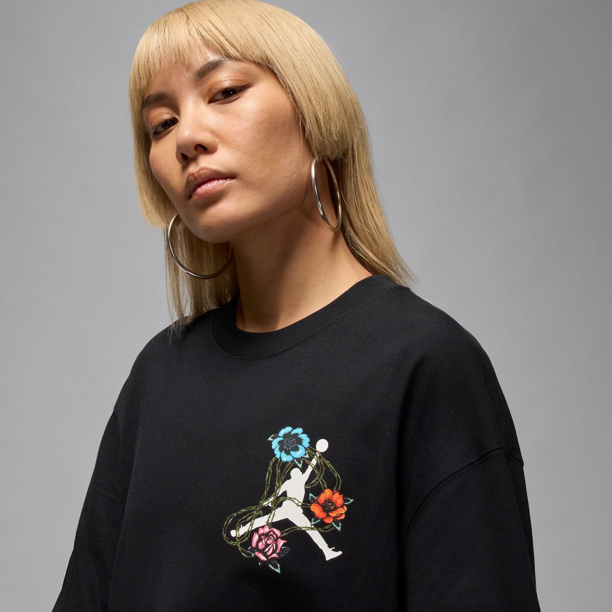 Jordan Flight Women's Oversized Graphic 'Floral' T-Shirt
