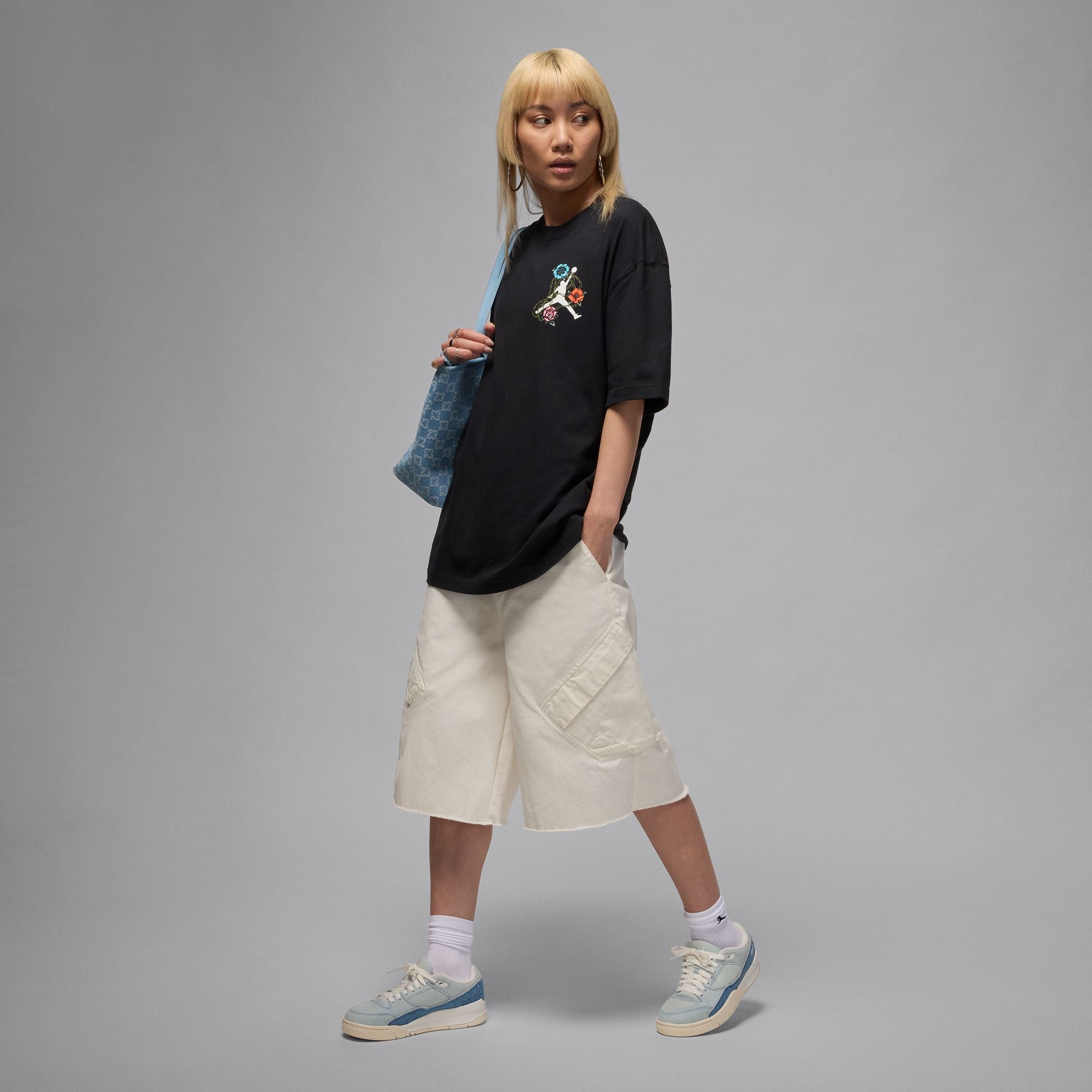 Jordan Flight Women's Oversized Graphic 'Floral' T-Shirt