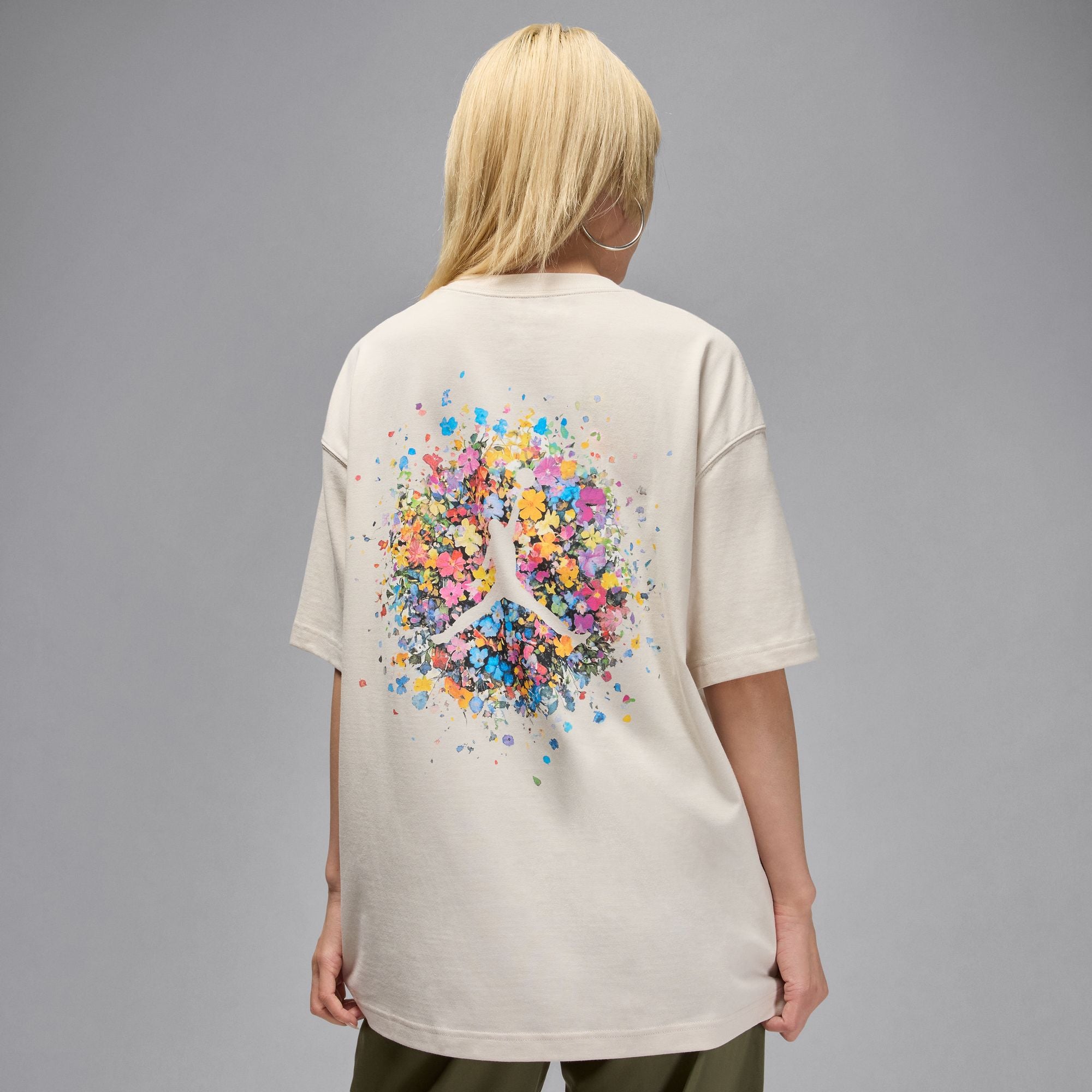 Jordan Flight Women's Oversized Graphic 'Floral' T-Shirt