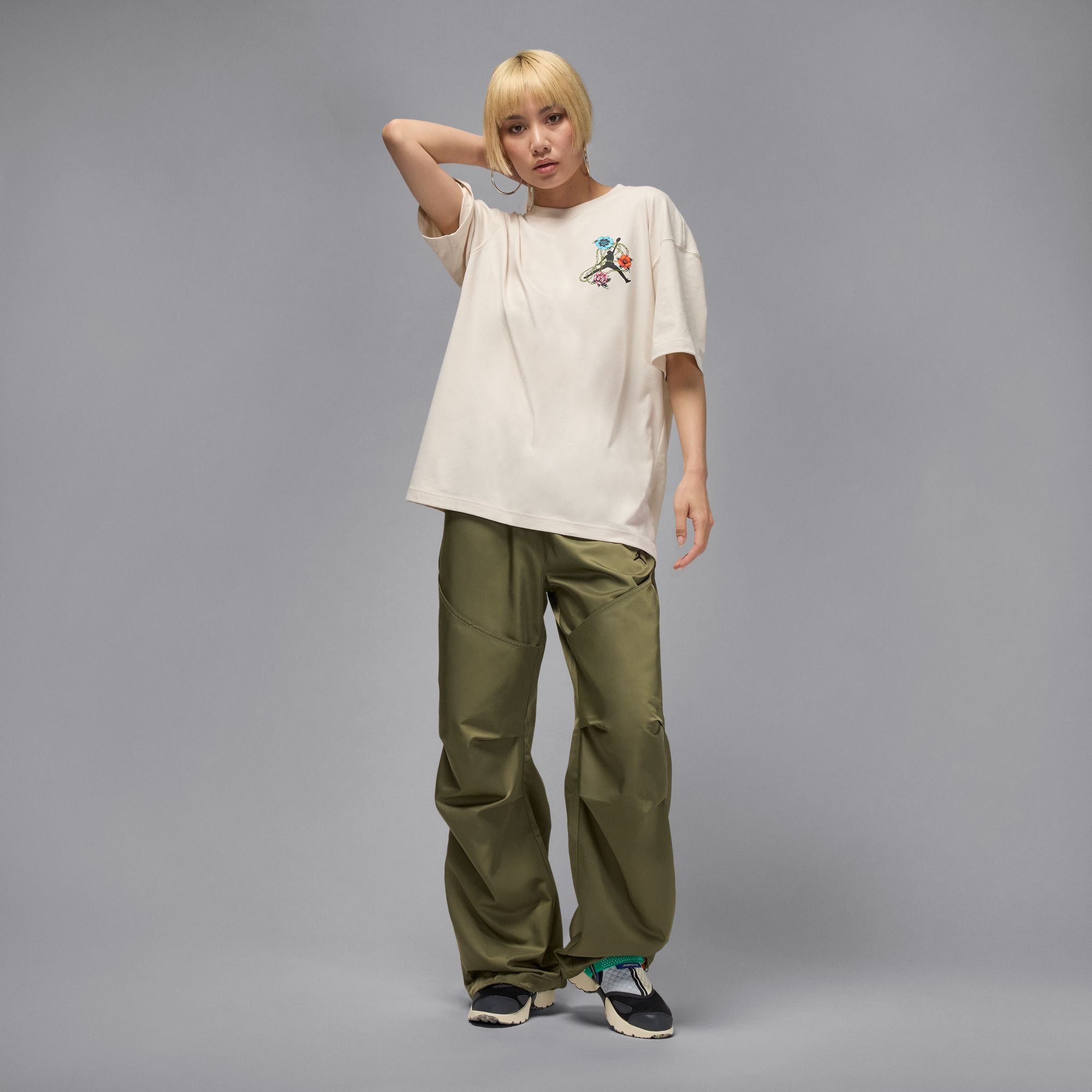 Jordan Flight Women's Oversized Graphic 'Floral' T-Shirt