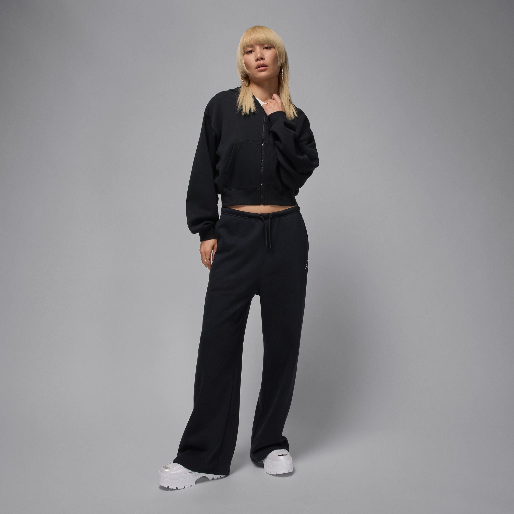 Jordan Brooklyn Fleece Women's Cropped Full-Zip Hoodie