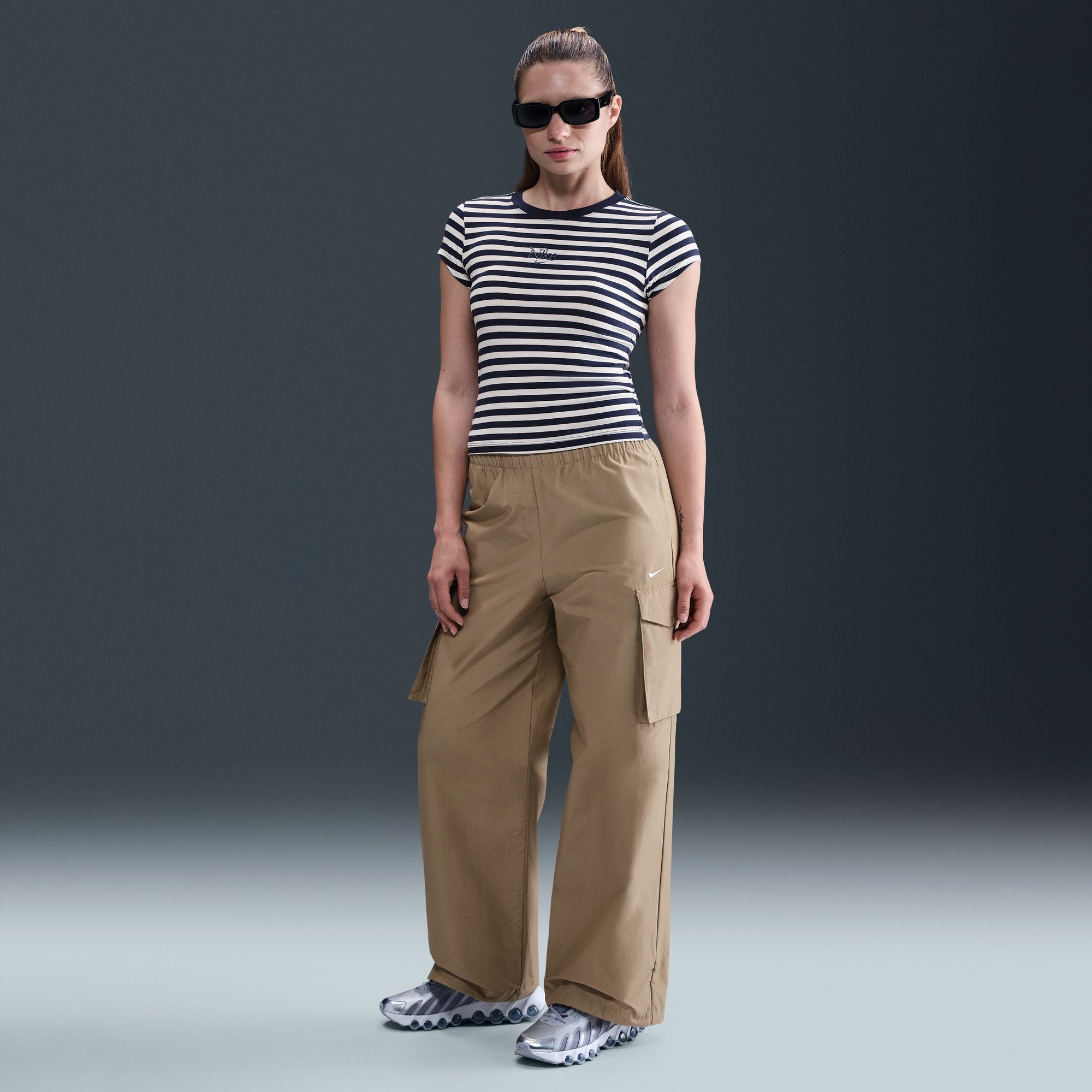 Nike Sportswear Women's Tight Striped T-Shirt