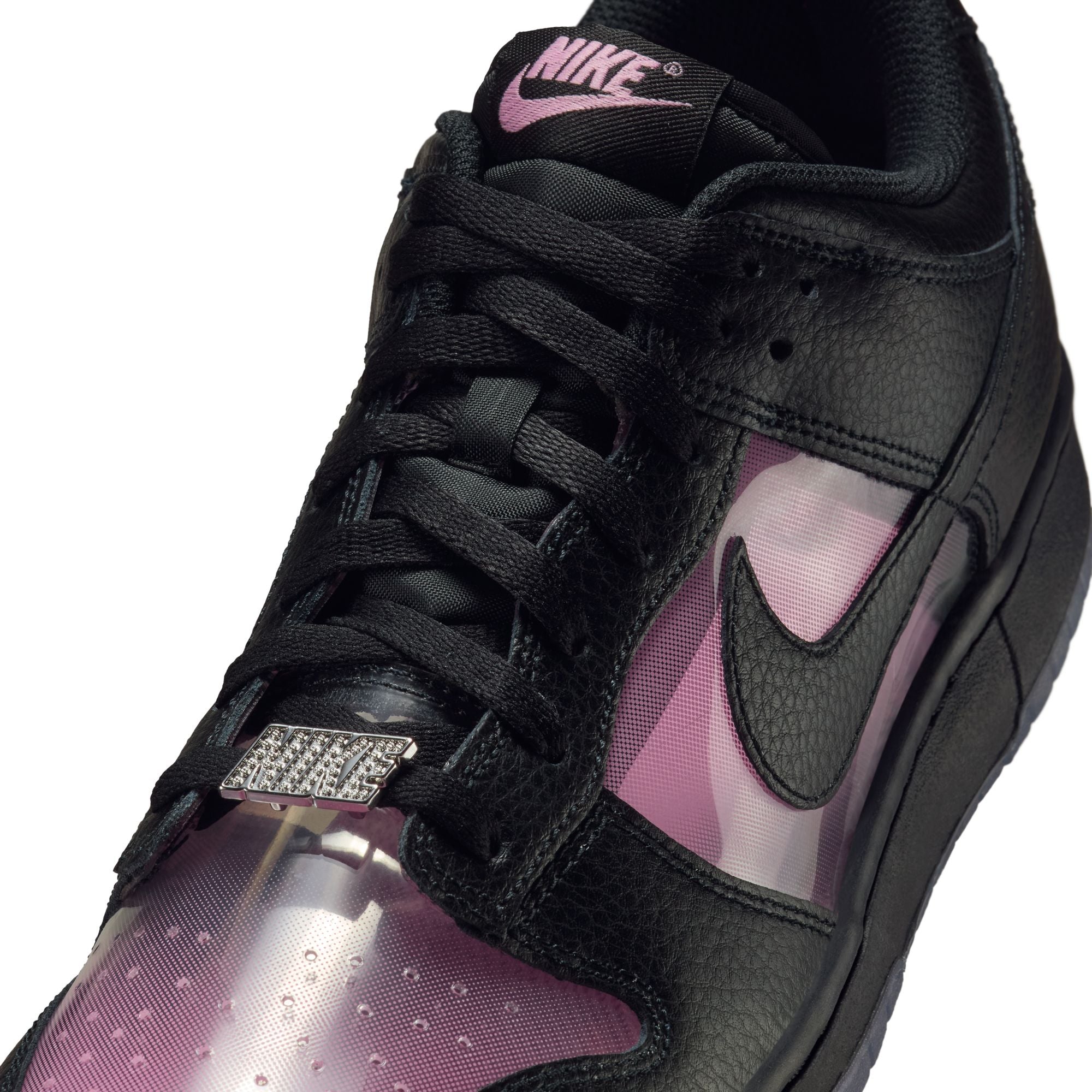 Nike Dunk Low Retro PRM 'Black and Pink Rise'