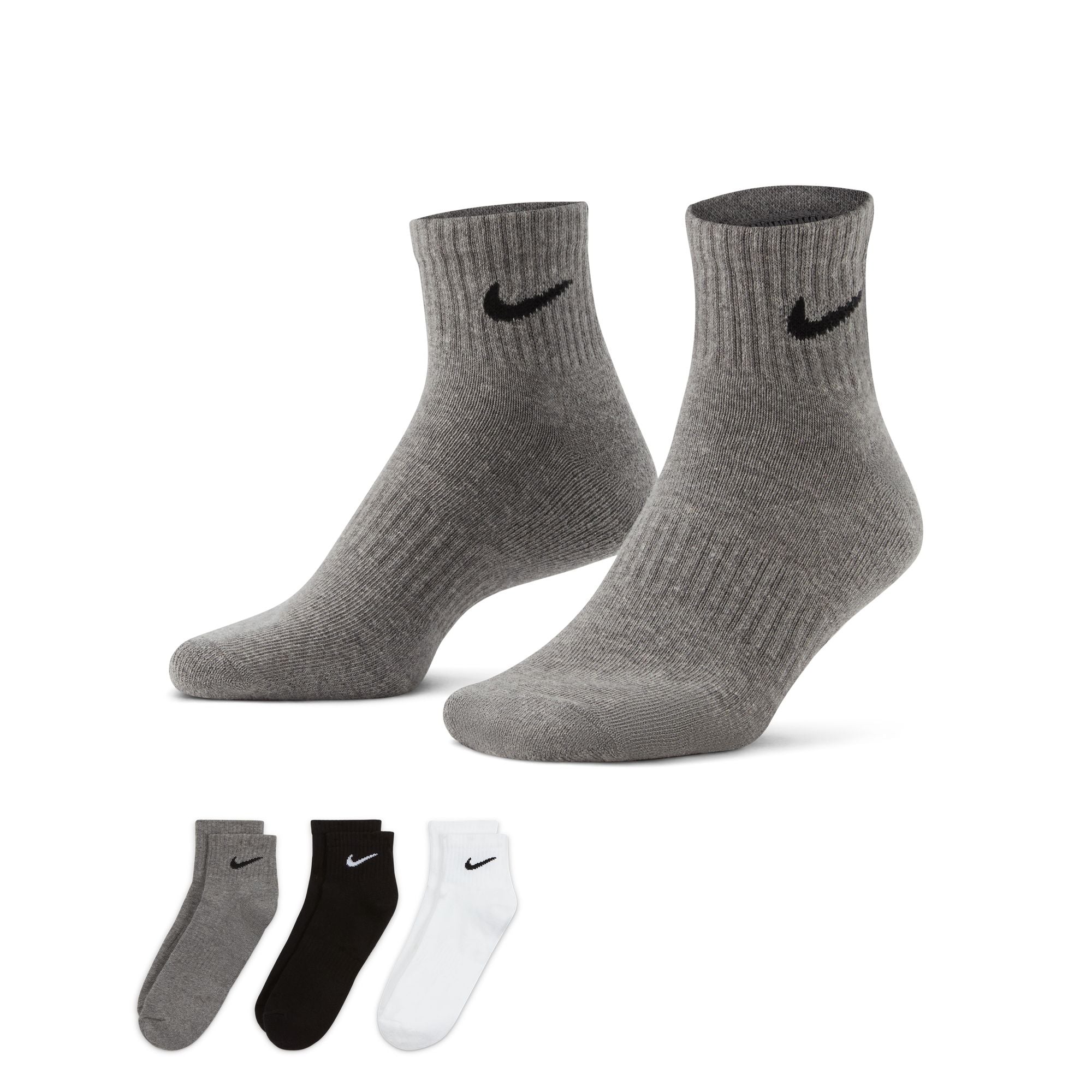 Nike Everyday Cushioned Training Ankle Socks (3 Pairs)