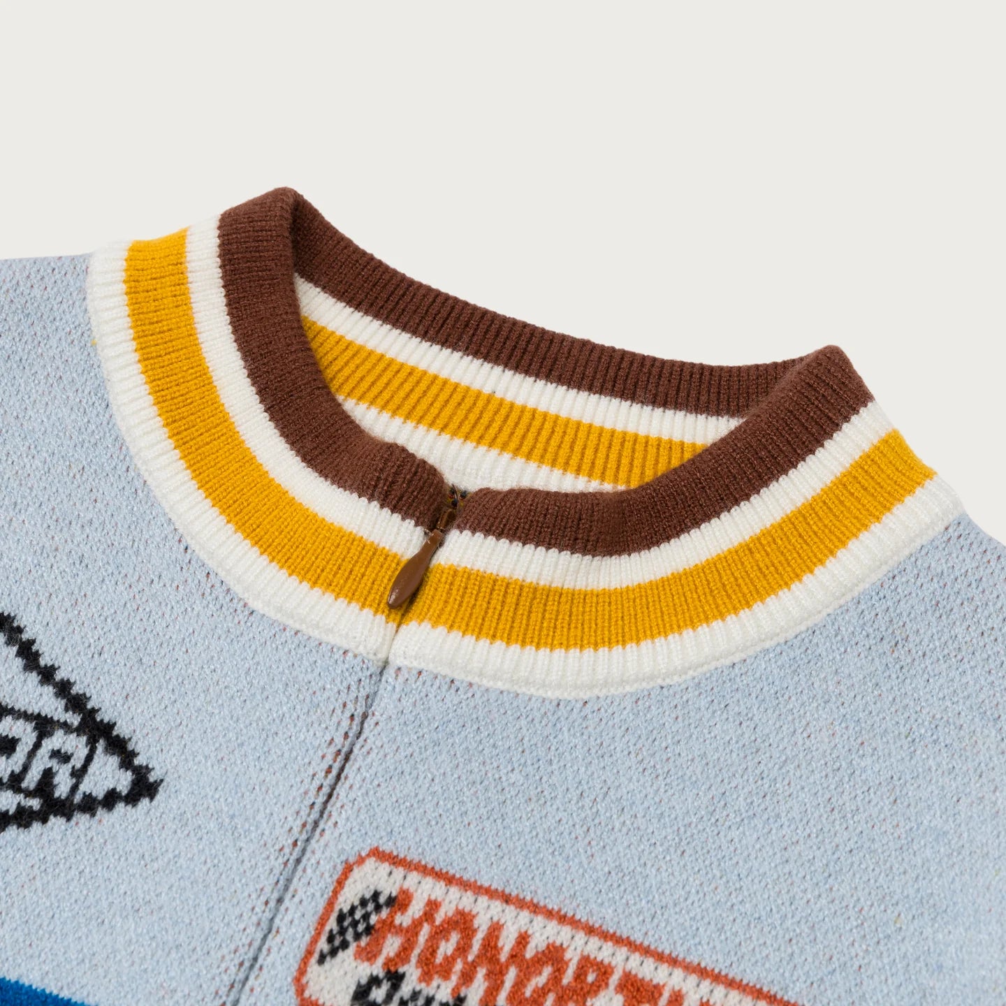 RACING MOCK NECK