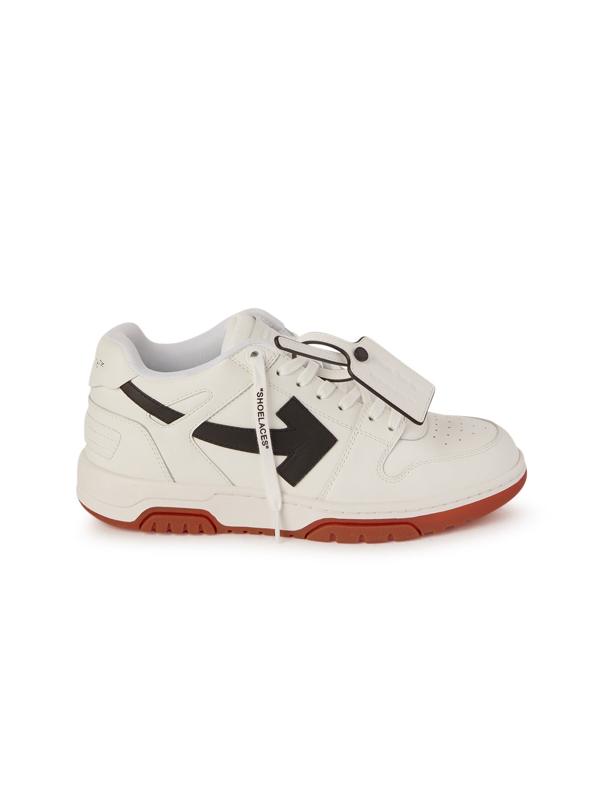 OUT OF OFFICE CALF LEATHER WHITE BLACK