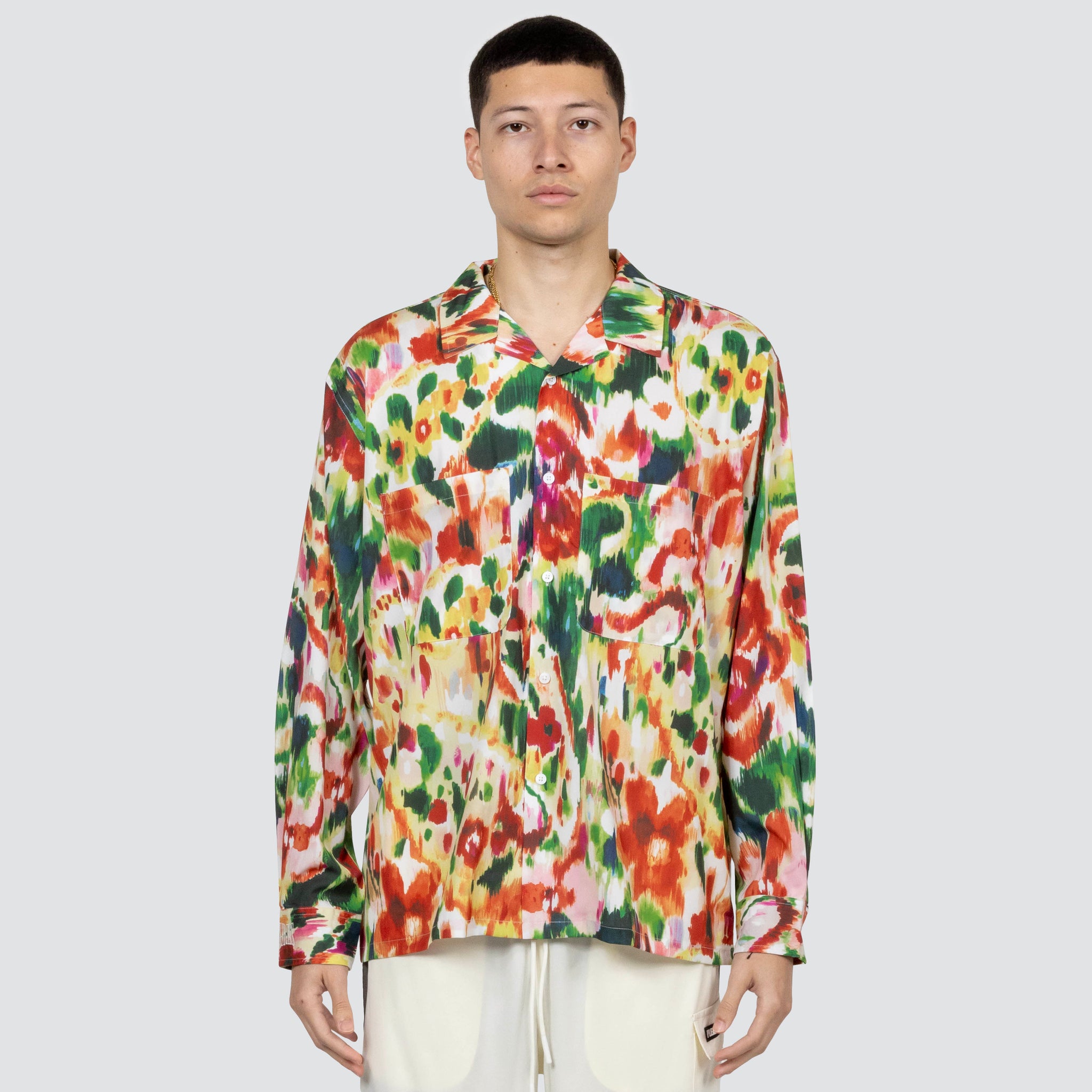 TRIP LONG SLEEVE BUTTON DOWN