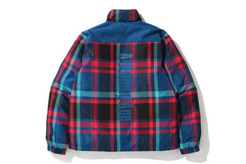 BAPE CHECK DOWN JACKET