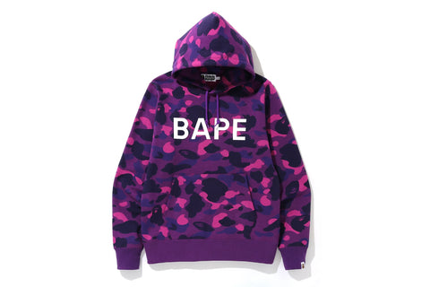 COLOR CAMO BAPE PULLOVER HOODIE