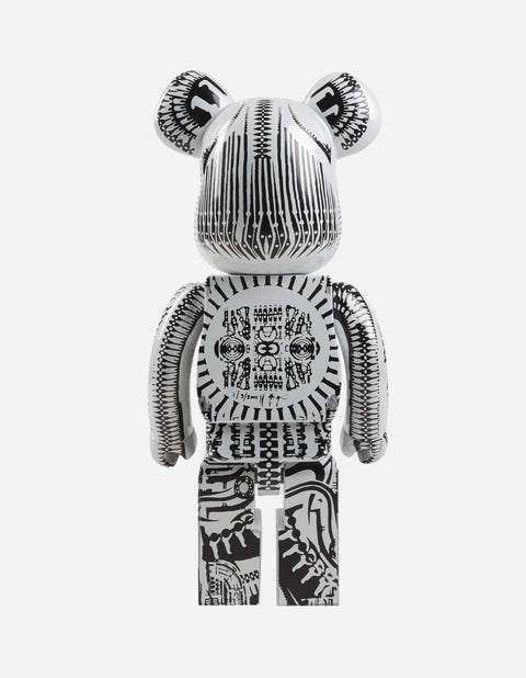 BE@RBRICK H.R.GIGER 1000% (White Chrome Version)
