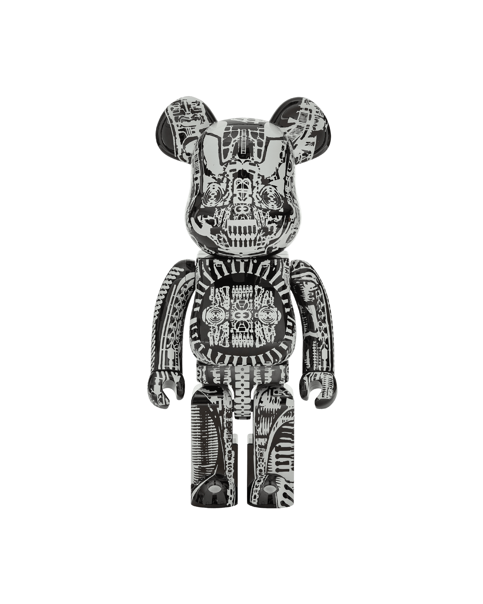 BE@RBRICK H.R.GIGER 1000% (Black Chrome Version)