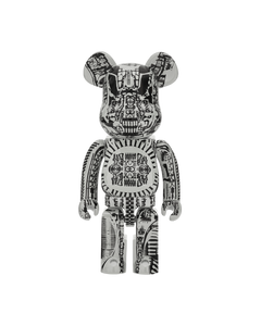 BE@RBRICK H.R.GIGER 1000% (White Chrome Version)