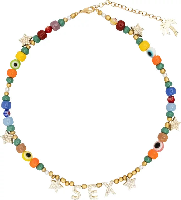 SEX BEADS NECKLACE GOLD