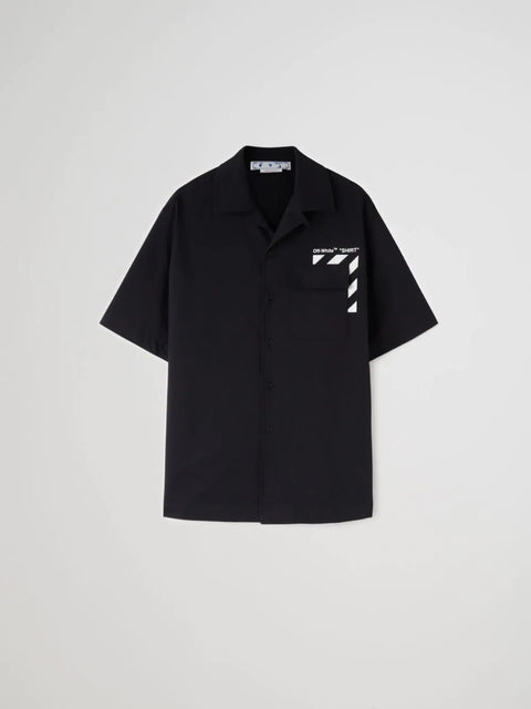 DIAG PKT HOLIDAY SHIRT BLACK