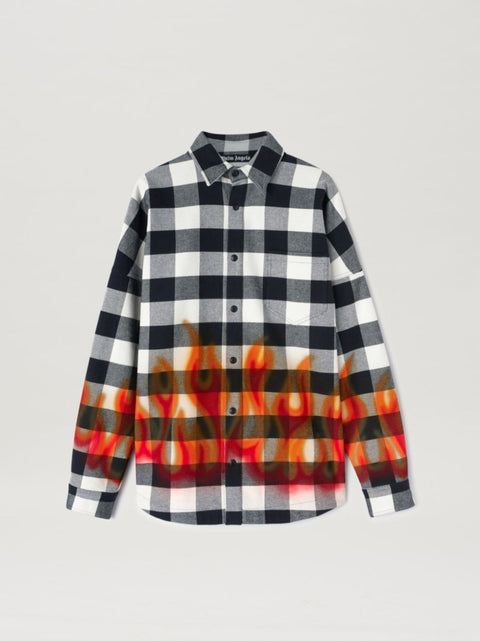 BURNING LOGO OVERSHIRT