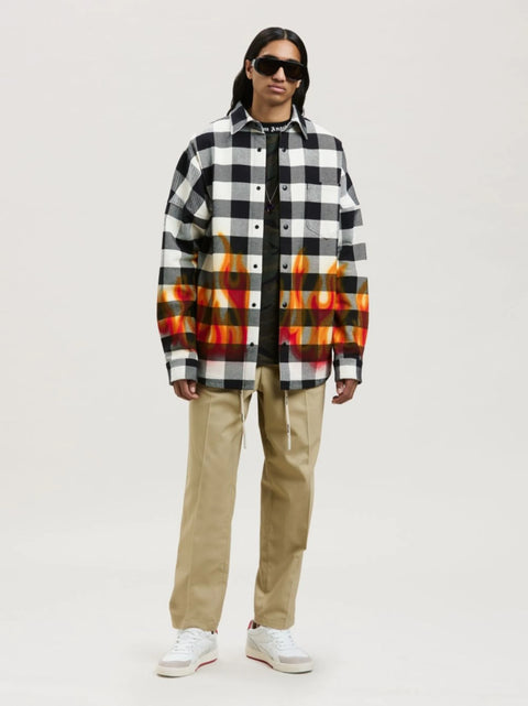 BURNING LOGO OVERSHIRT
